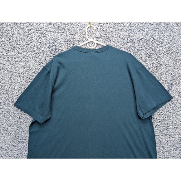 Y2K Old Navy Shirt Mens XL Mermaid Graphic Relaxed Fit Skater Grunge VTG Blue - Picture 6 of 11